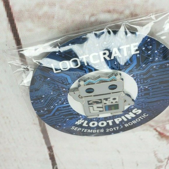 Loot Crate September 2017 Robotic Pin #LootPins - Picture 2 of 10